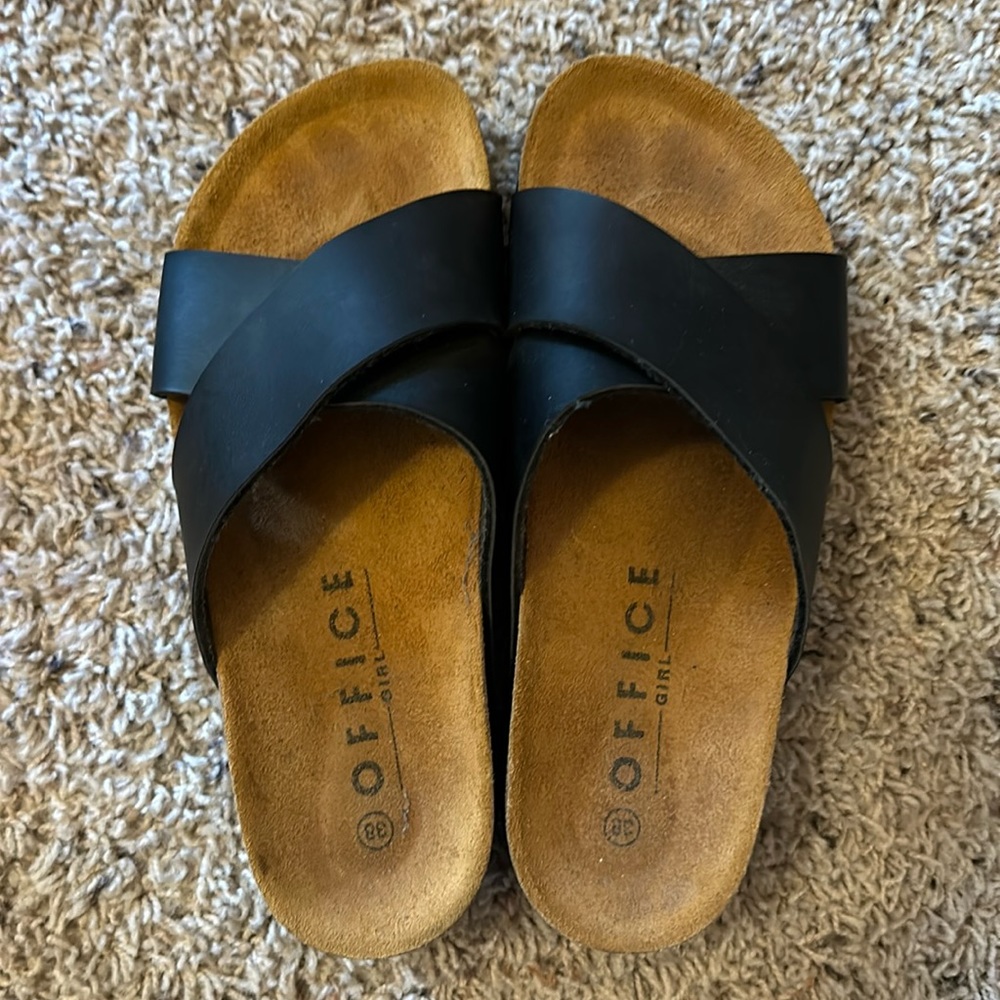 Office Girl sandals European size 38 (7.5 US)